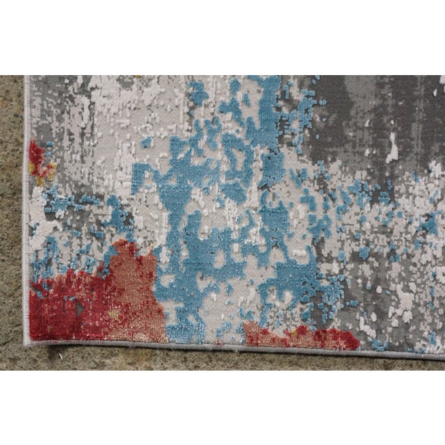 Power Loomed Abstract Modern Millenia MLL-20 Area Rug 5'3" X 7'7" For Sale - Image 11 of 12