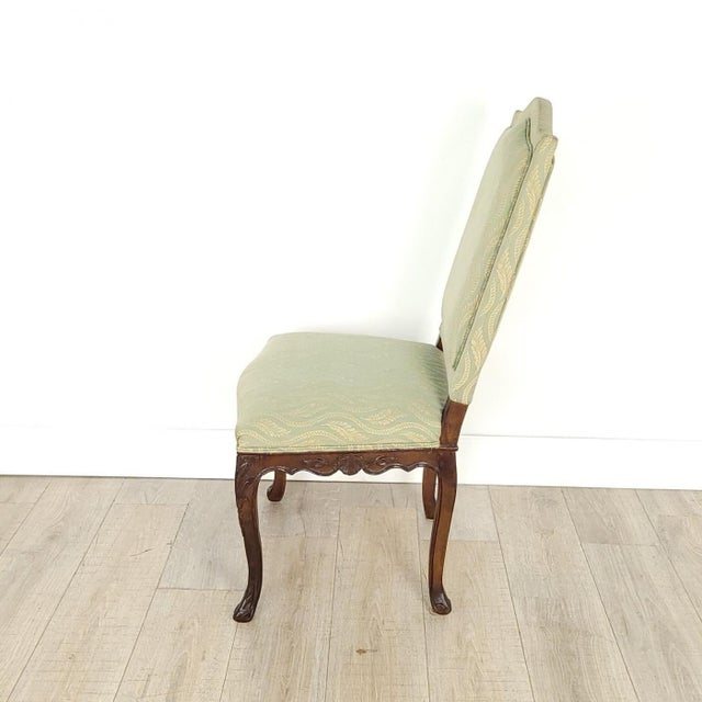 Celadon Set of Six Regence Dining Chairs, Circa 1730 For Sale - Image 8 of 12