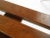 Vintage Modern Walnut Slat Bench For Sale In New York - Image 6 of 10