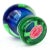 Seguso Seguso Murano Vintage Sommerso Blue Green Italian Art Glass Perfume Bottle With Original Label For Sale - Image 4 of 5