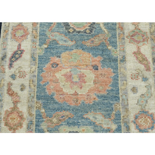 Turkish Oushak Runner Rug 2'3" x 5'8" #17239 For Sale - Image 4 of 8