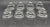 1960s Federal Glass "Stockholm" Tumblers by Eva Zeisel, Set of 8 For Sale - Image 11 of 11