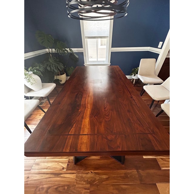 Walnut Dining Table For Sale - Image 4 of 5