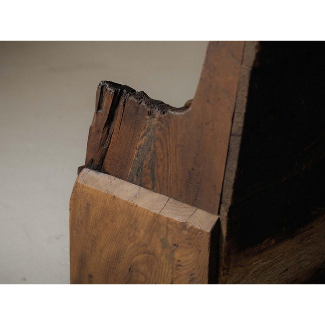Alpine Folk Art Larch Storage Bench, Piedmont, Italy, Late 18th Century For Sale - Image 13 of 16