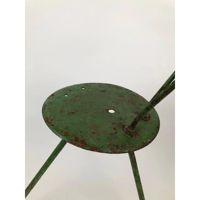 Metal Hungarian Handmade Metal Chairs, 1950s, Set of 2 For Sale - Image 7 of 16