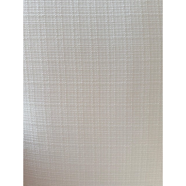 Tan Lounge Chair in Rattan and Mahogany With Custom Performance Cushions For Sale - Image 8 of 18