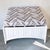 Large Split Rattan Fan Back Club Chairs and Ottoman, Ficks Reed Attributed For Sale - Image 9 of 10