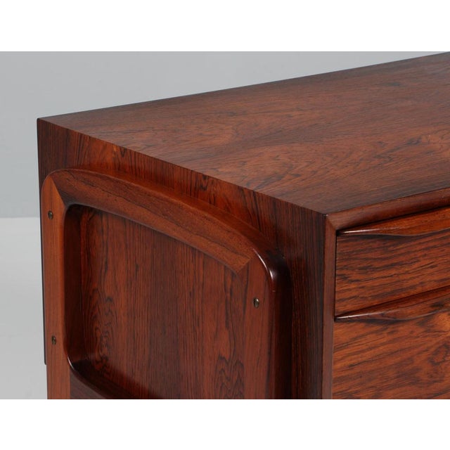 Sewing Table in Rosewood by Erling Torvits, 1960s For Sale - Image 3 of 8