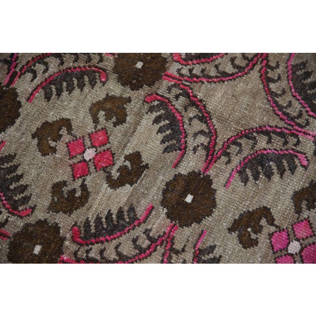 Turkish Vintage Turkish Oushak Rug 6'4" x 7'7" For Sale - Image 3 of 10