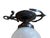 1920’s Nautical Anchor Flushmount With Milkglass Globe Shade For Sale In Los Angeles - Image 6 of 6