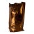 1980s Vintage Sculptural Bronze “Paper Bag” Vase by California Bronze For Sale