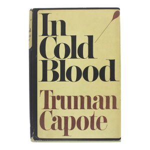 1965 Edition Truman Capote in Cold Blood Hard Cover With Dust Jacket