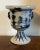 Rococo Antique 18th Century English Delft Urn Shape Flower Pot With Lion Mask Handles , London C. 1750 For Sale - Image 3 of 12