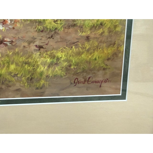 June Carey Fall Vineyard Limited Edition Giclée, Signed For Sale - Image 11 of 14