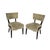 A set of four mahogany slipper chairs, a blend of modern sophistication and timeless craftsmanship. Expertly constructed...