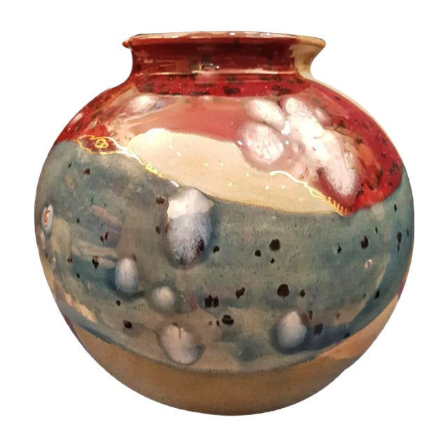 Ceramic Vase by Sybille Traub, 1980s For Sale