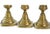 Farmhouse 19th Century English Brass Candlesticks - Set of 3 For Sale - Image 3 of 6