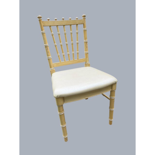Corner Desk and Chair Thomasville Allegro Faux Bambo 1966 For Sale - Image 6 of 18