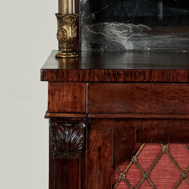 Antique English Regency Rosewood Ciffonier or Cabinet For Sale - Image 9 of 14