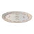 Late 19th Century Zeh Scherzer Bavaria Porcelain Platter With Pink Roses and Gilded Rim. For Sale