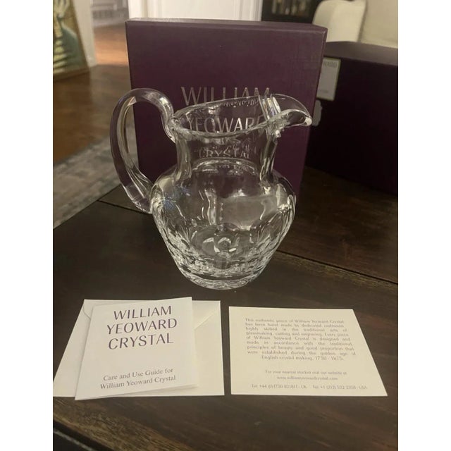 1990s 1990s William Yeoward Crystal Olive/Cream Jug For Sale - Image 5 of 8