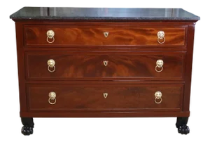 Empire Maroon Chest of Drawers