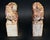 Pair Large Antique Stone Statues Bookends Boy and Buffalo For Sale - Image 9 of 12