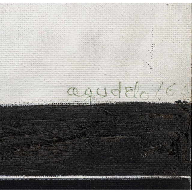Black Agudelo Abstract Composition Assemblage, 1966 For Sale - Image 8 of 9