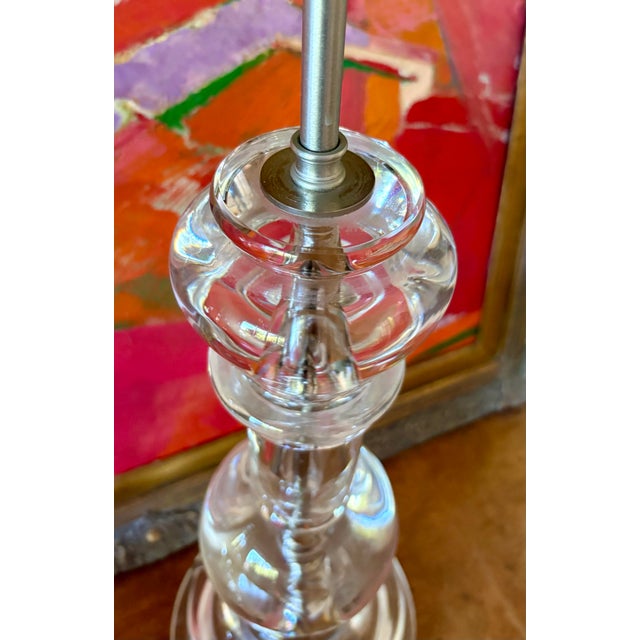 Boho Chic 1950s Mid Century Archimede Seguso Murano Glass Lamps - a Pair For Sale - Image 3 of 8