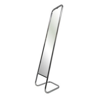 Standing Mirror in Chrome-Plated Tubular Steel, 1970s For Sale