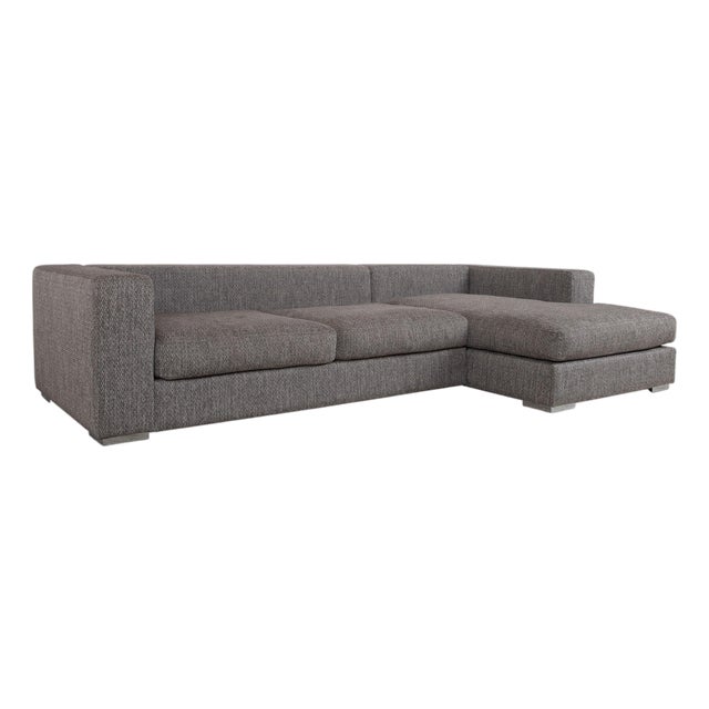 Cenova Fabric Corner Sofa in Grey by BoConcept For Sale