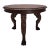 Early 20th Century Antique French Carved Figural Oak Entry Table For Sale