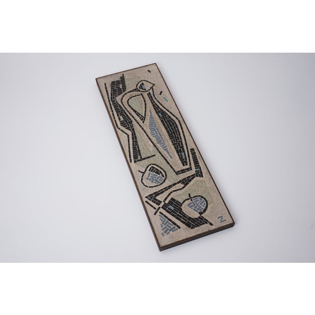 Mid-Century Modern Mid-Century Modern Mosaic Wall Plate by R. Zimmermann for Ritter, 1950s For Sale - Image 3 of 13
