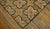 1890s Multicolored Geometric Antique American Hooked Rug 4'6" X 5'6" Handknotted Wool Carpet For Sale In New York - Image 6 of 7