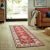 2020s Red Color Fine Hand Knotted Kazak Runner For Sale - Image 4 of 4