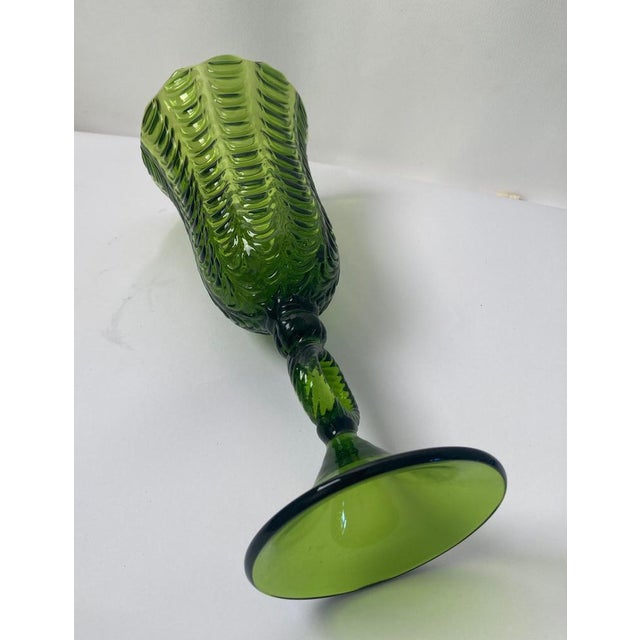 Large Vintage Handcrafted Murano Glass Chalice in the style of Carlo Scarpa, 1950s For Sale - Image 6 of 16