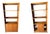 Pair of Mid Century Modern Teak Bookcases Storage Cabinets For Sale