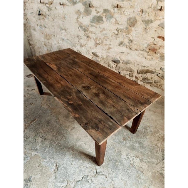 Antique Early 19th Century French Coffee Table in Chestnut Wood For Sale - Image 12 of 14