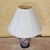 Late 20th Century Chinese Chinoiserie Porcelain Table Lamp With Floral Motif & Silk Shade — 28" For Sale - Image 4 of 18