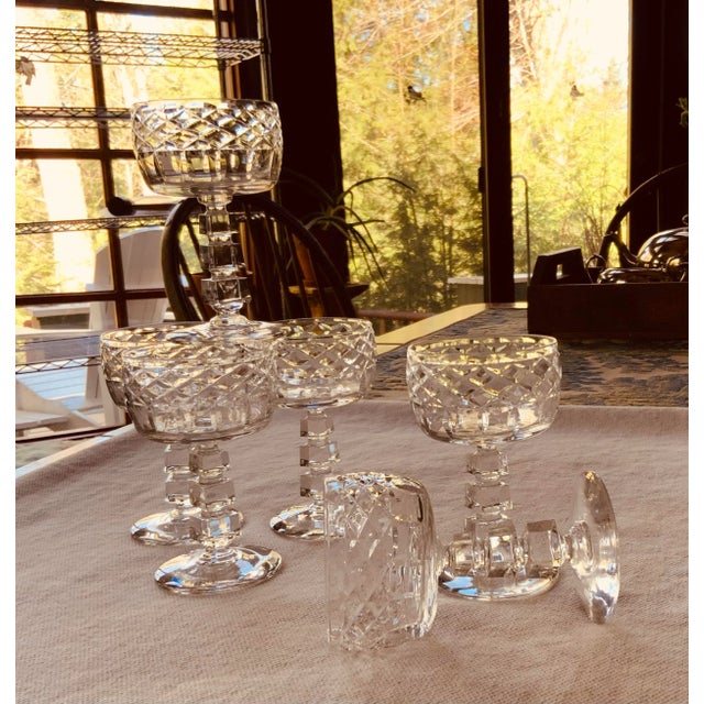 Mid-Century Modern Exceptionally Cool 1930s Cocktail Glasses For Sale - Image 3 of 12