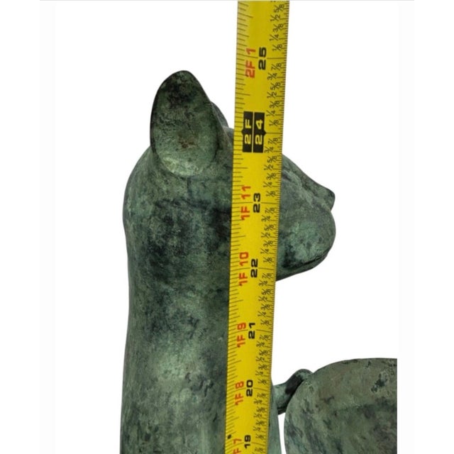 Add a touch of whimsy, elegance, and distinct character to your home or garden with this striking vintage bronze...