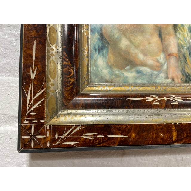 Framed Female Nude | Vintage Renoir Reproduction Artwork | Wall Hanging C. 1920's For Sale - Image 9 of 9