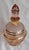 Art Deco Liqueur Carafe with Pink Tinted Glass and Gold Decoration, 1930s, in Very Good conditions. Designed 1920 to 1949