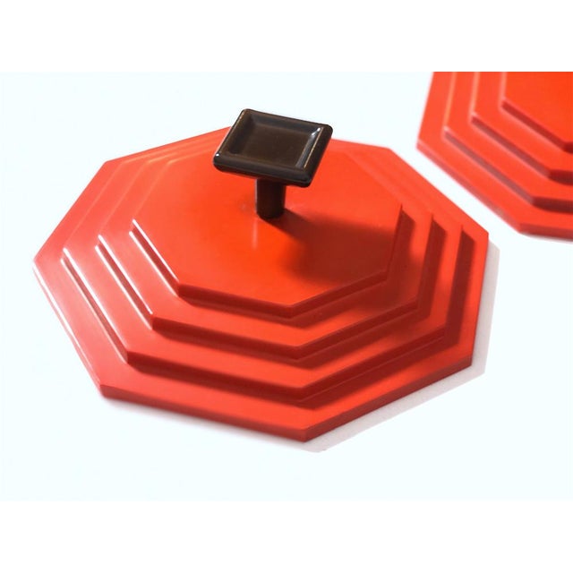 Mid-Century Modern Vintage Space Age Coat Hanger Set, 1970s, Set of 2 For Sale - Image 3 of 9