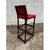 Pair of Vintage Jacobean Style Hardwood Upholstered Bar Stools. For Sale - Image 10 of 10