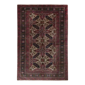 Vntage Caucasian Rug 4'2'' X 6'3''