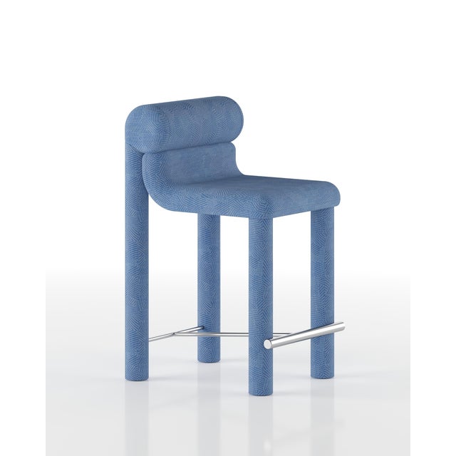 Contemporary TACTO Counter Stool from Levantin Studio For Sale - Image 3 of 11