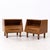 John Keal for Brown Saltman Mid Century Bleached Mahogany Nightstands - Pair This nightstand measures: 22 wide x 16 deep x...