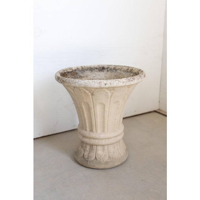 Vintage French Fluted Planter For Sale - Image 4 of 8