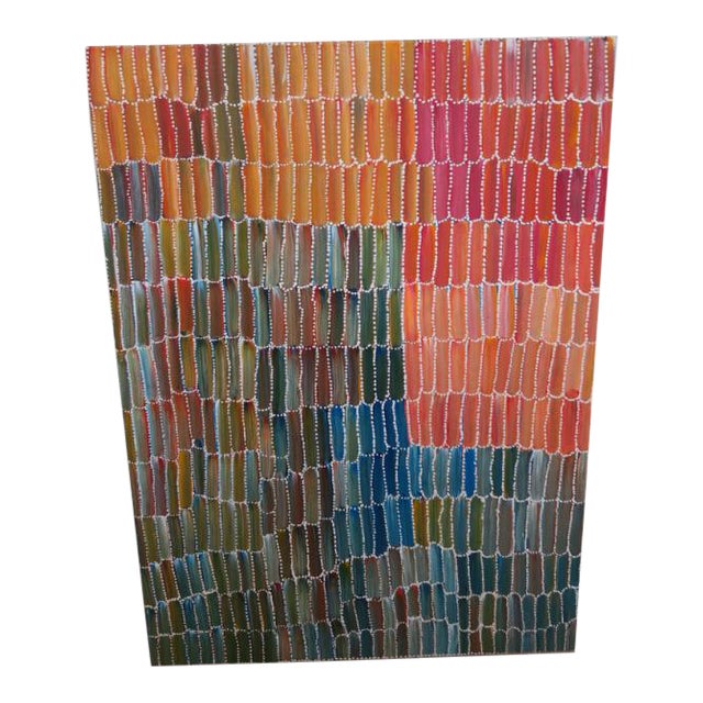 "Bush Yams" Aboriginal Painting Chairish